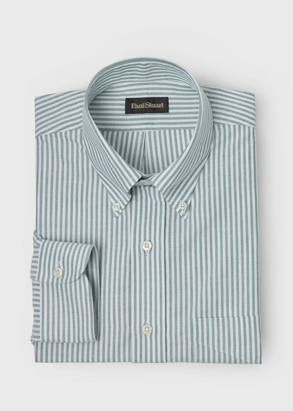 Stripe Oxford Button-Down Shirt - Paul Stuart Top Pick