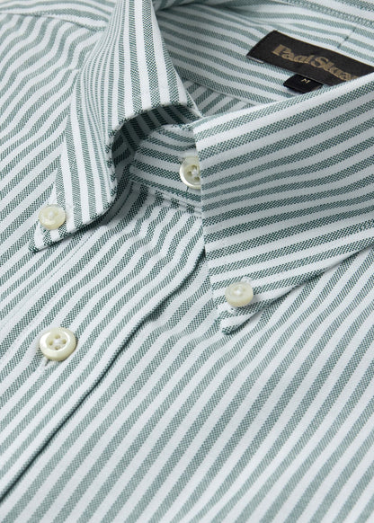 Stripe Oxford Button-Down Shirt - Paul Stuart Top Pick