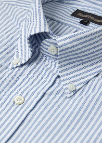 Stripe Oxford Button-Down Shirt - Paul Stuart Trending