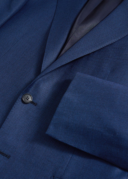 All Year Wool Bird's Eye Suit - Paul Stuart Premium