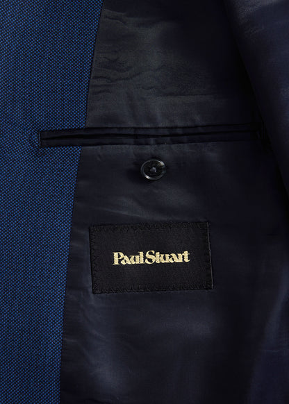 All Year Wool Bird's Eye Suit - Paul Stuart Premium