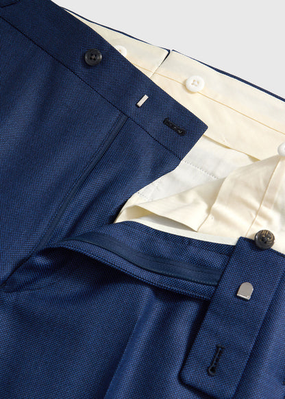All Year Wool Bird's Eye Suit - Paul Stuart Premium