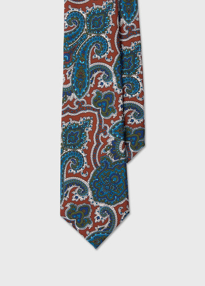 Paisley Medallion Silk Tie - Paul Stuart Classic