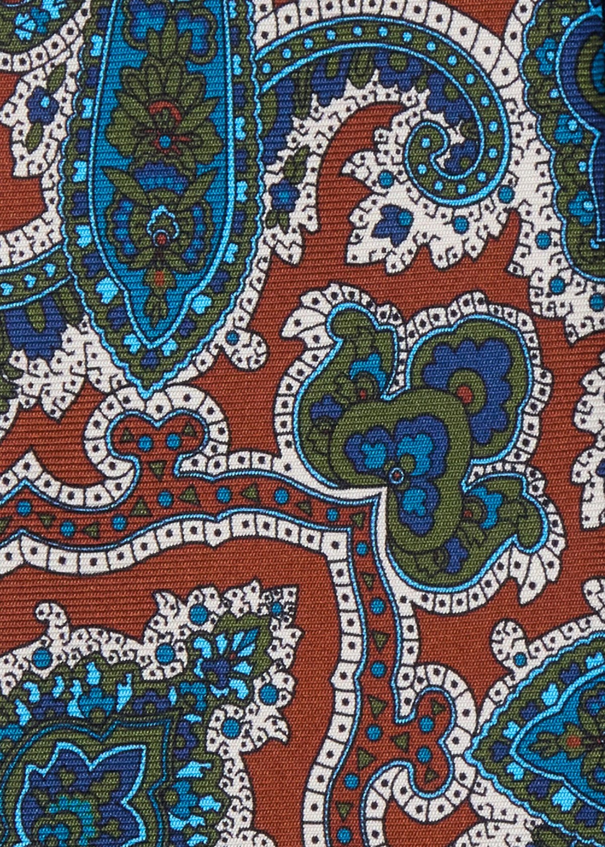 Paisley Medallion Silk Tie - Paul Stuart Classic