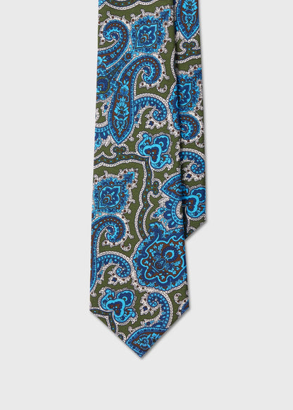 Paisley Medallion Silk Tie - Paul Stuart Quality
