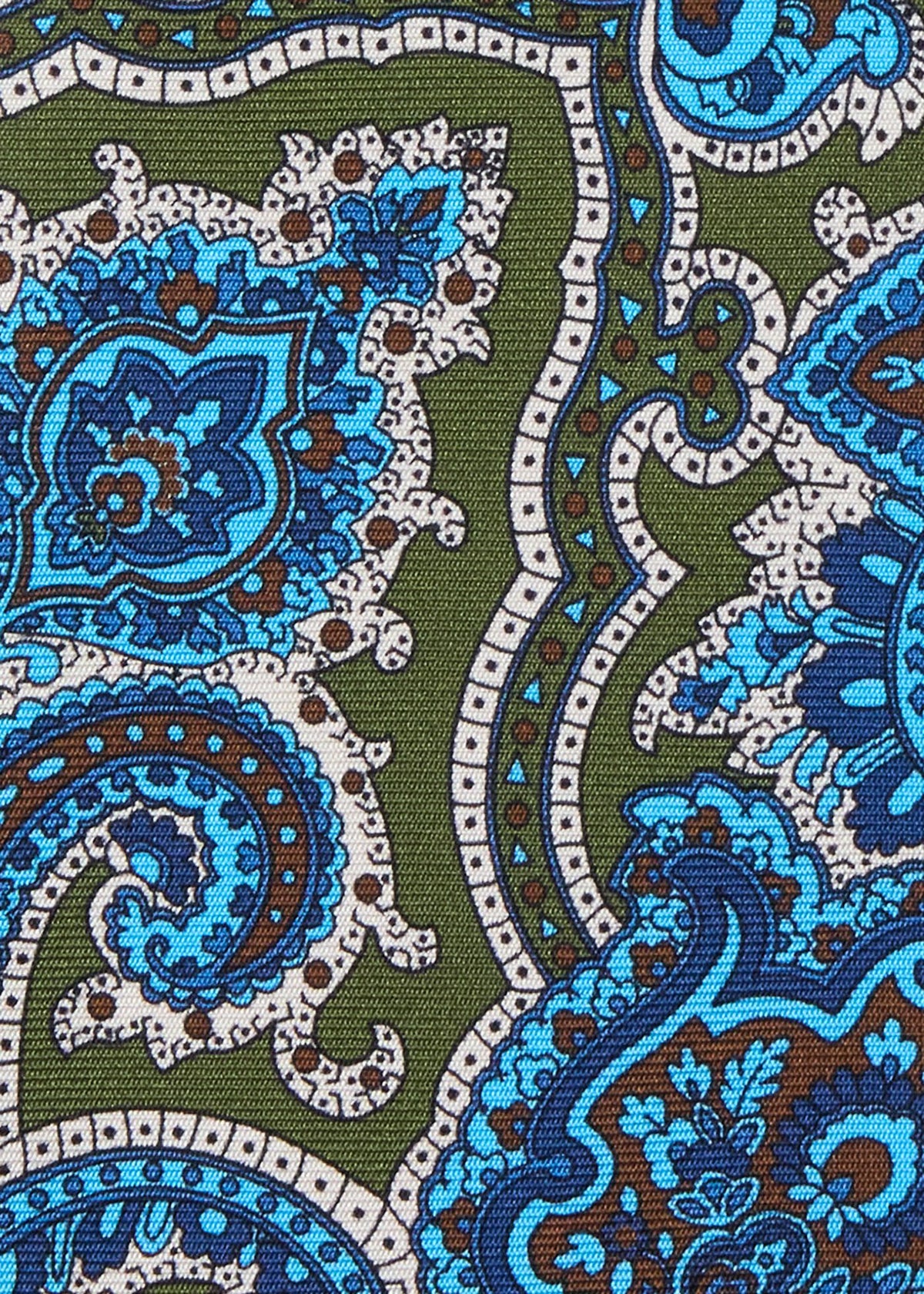 Paisley Medallion Silk Tie - Paul Stuart Quality