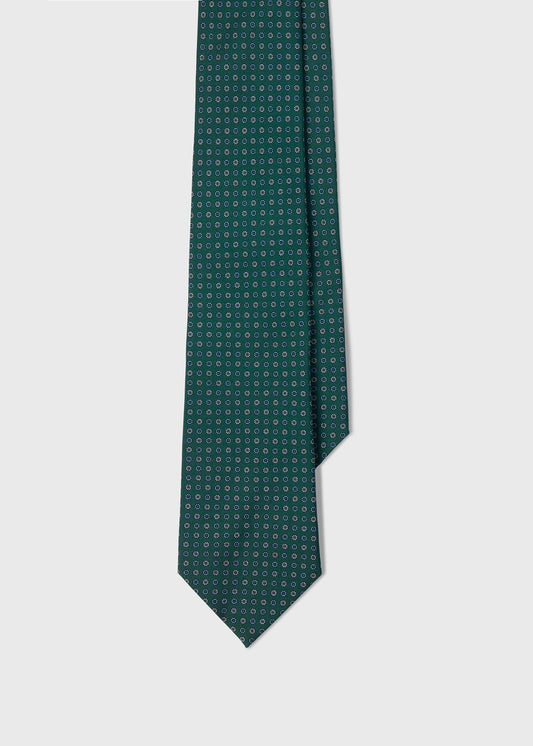 Micro Floral Silk Tie - Paul Stuart Great Value