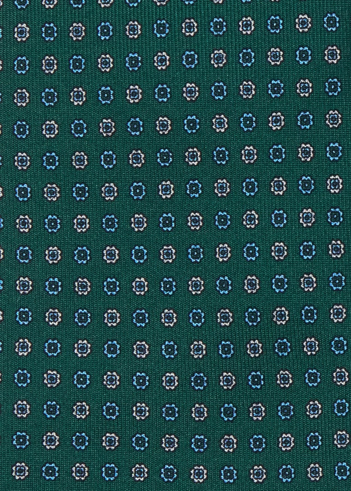 Micro Floral Silk Tie - Paul Stuart Great Value