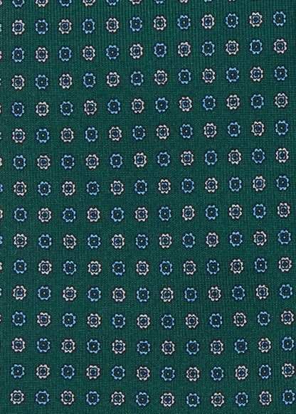 Micro Floral Silk Tie - Paul Stuart Great Value
