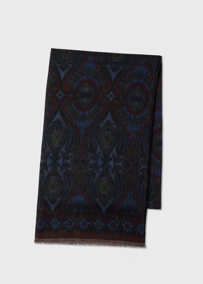Wool Silk Paisley Scarf - Paul Stuart Customer Favorite