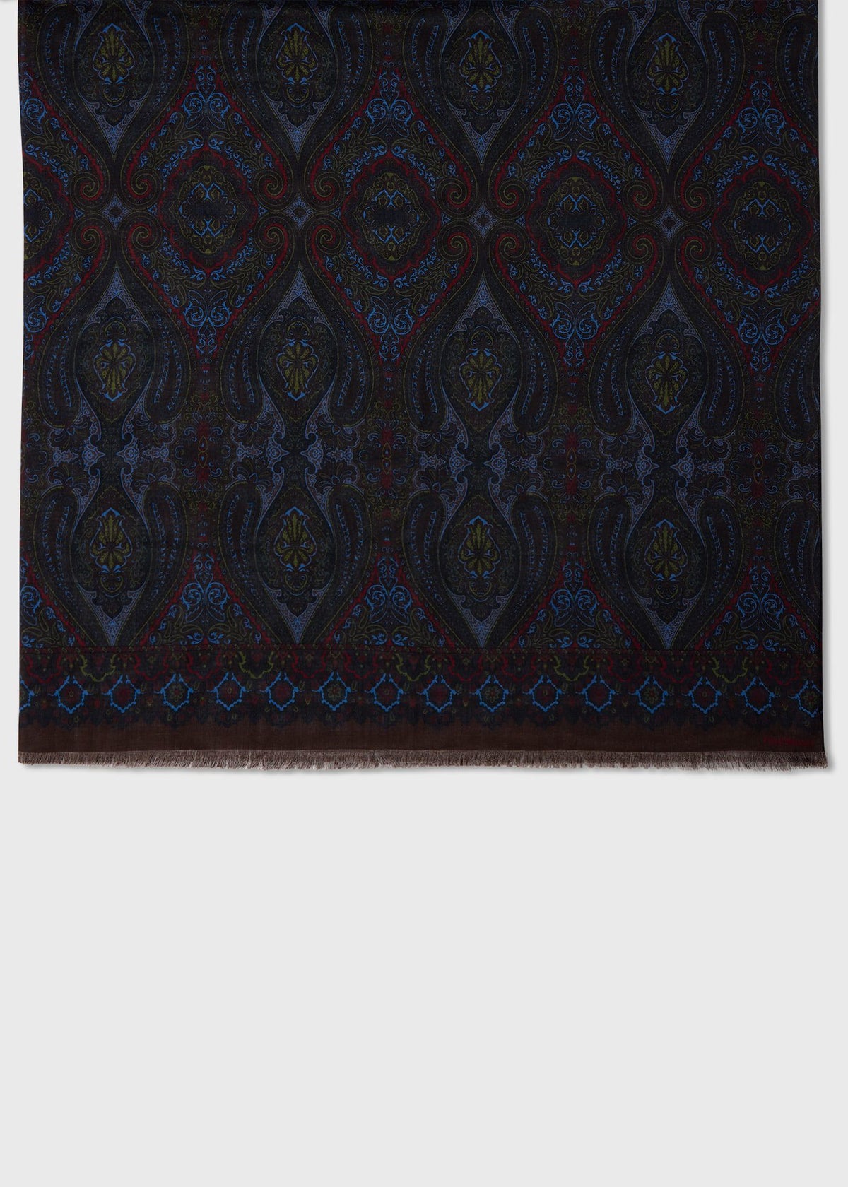 Wool Silk Paisley Scarf - Paul Stuart Customer Favorite