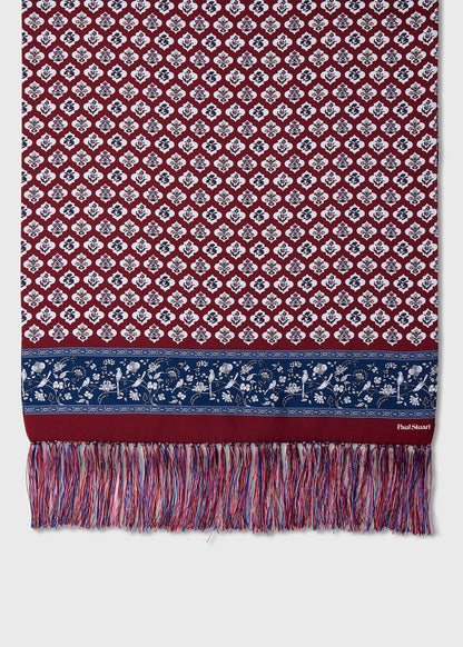 Silk Floral Medallion Silk - Paul Stuart Popular