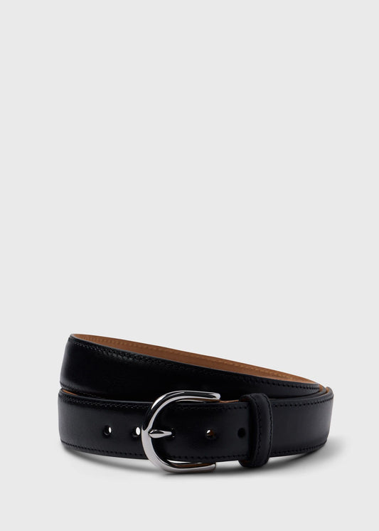 Calfskin Belt with Nickel Buckle - Paul Stuart Featured