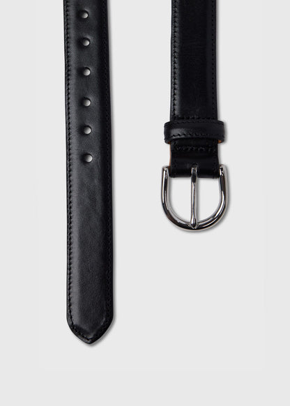 Calfskin Belt with Nickel Buckle - Paul Stuart Featured
