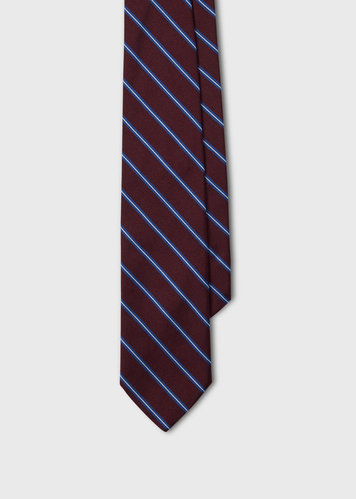 Repp Stripe Silk Tie - Paul Stuart Best Price
