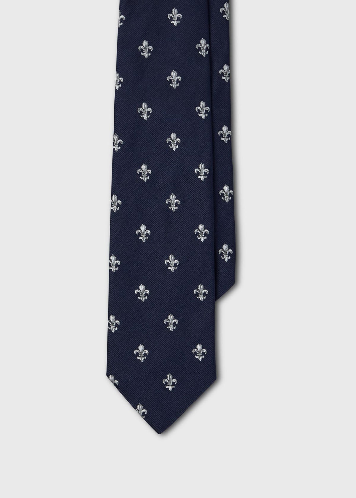 Fleur-de-Lis Silk Tie - Paul Stuart Special Offer