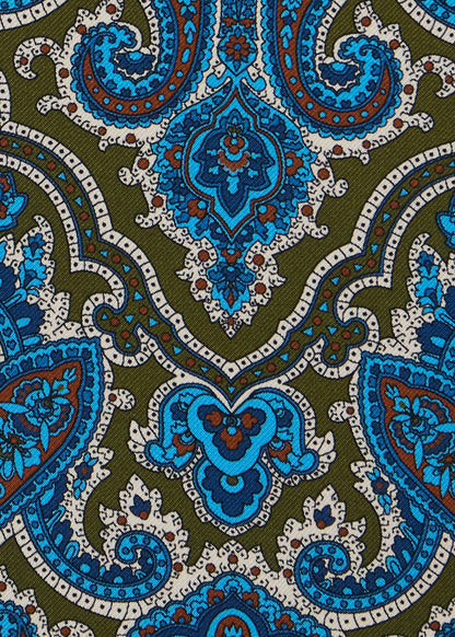 Paisley Silk Ascot - Paul Stuart Trusted