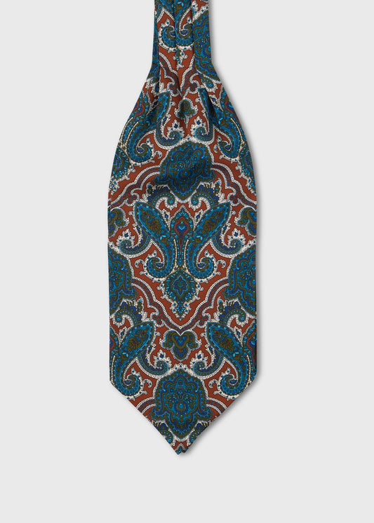 Paisley Silk Ascot - Paul Stuart Discount