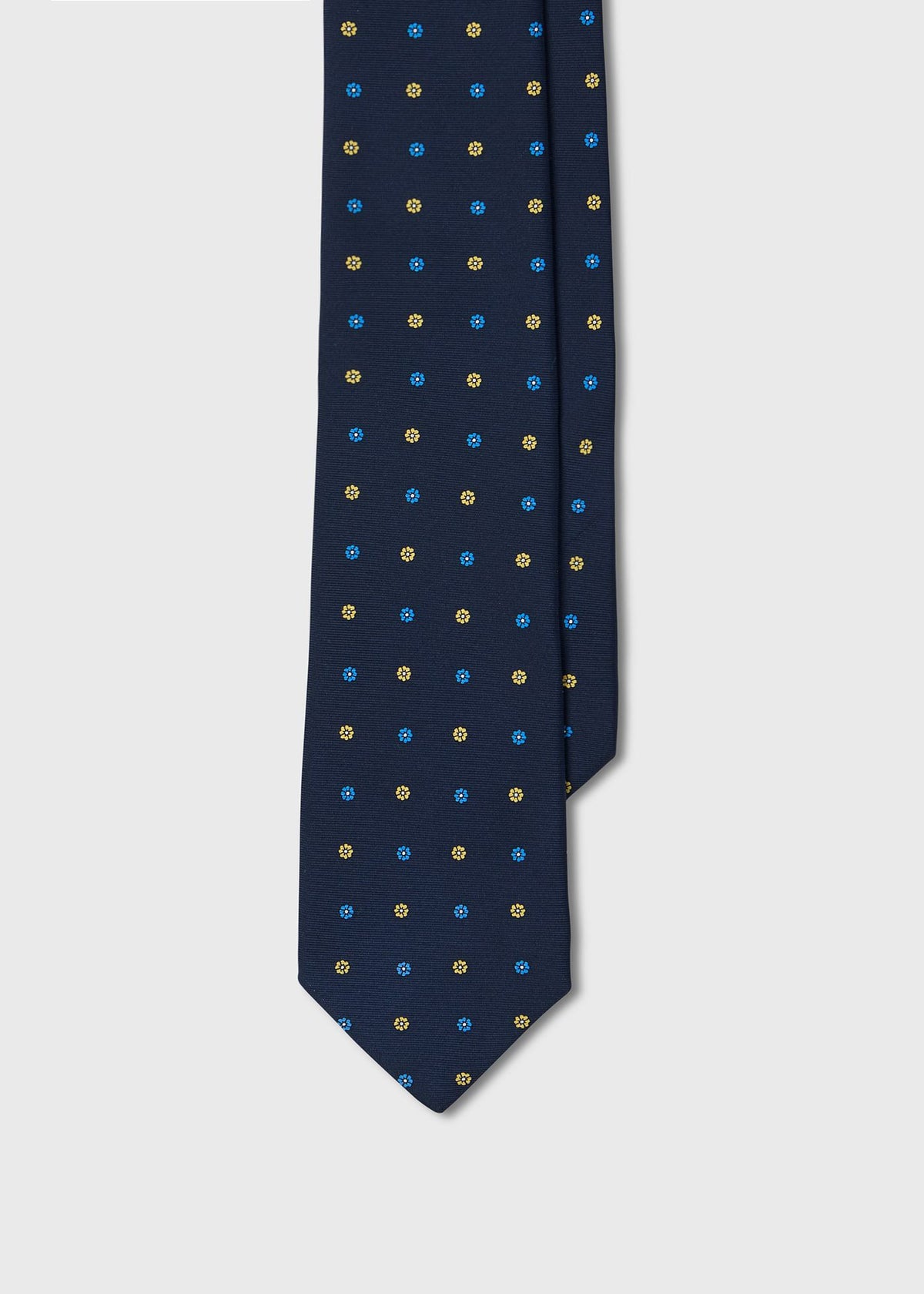 Floral Medallion Silk Tie - Paul Stuart Quality