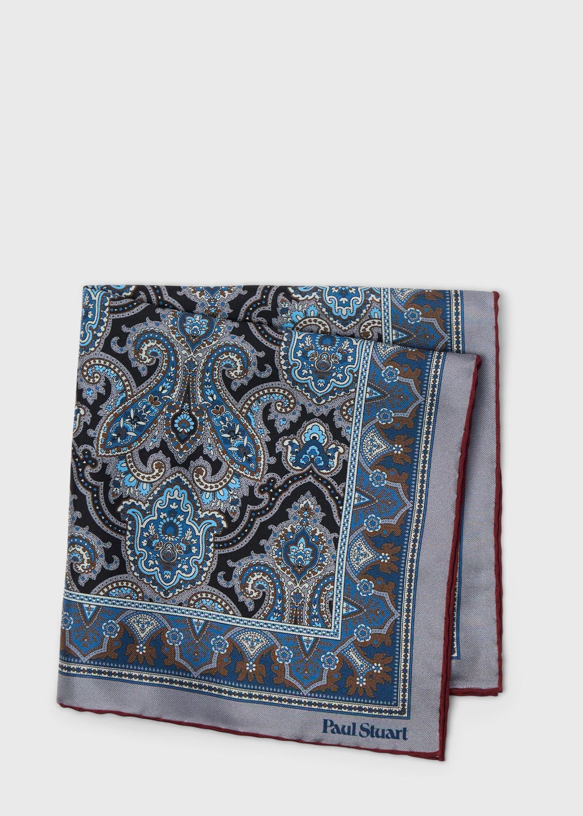 Paisley Silk Pocket Square - Paul Stuart Top Pick