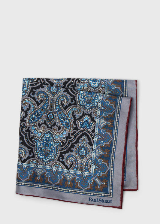 Paisley Silk Pocket Square - Paul Stuart Top Pick