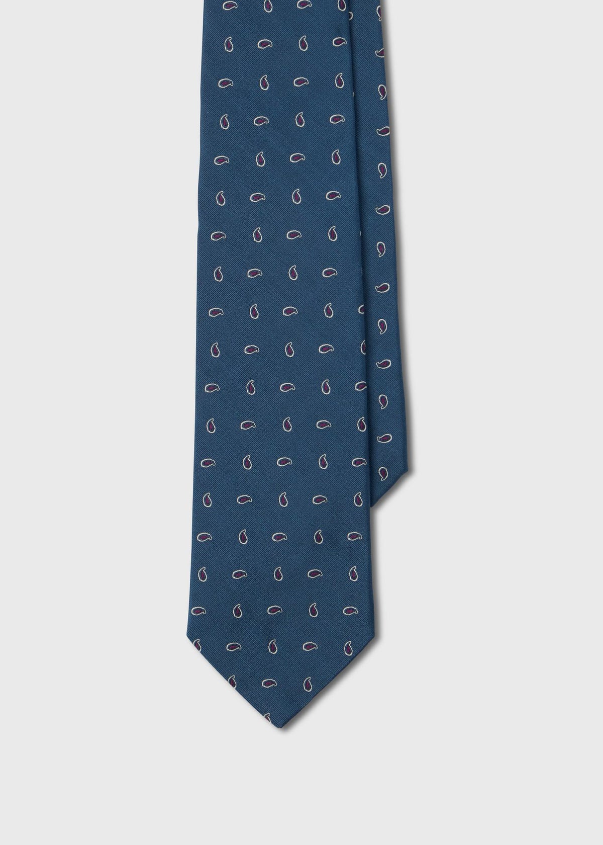 Micro Paisley Silk Tie - Paul Stuart Recommended