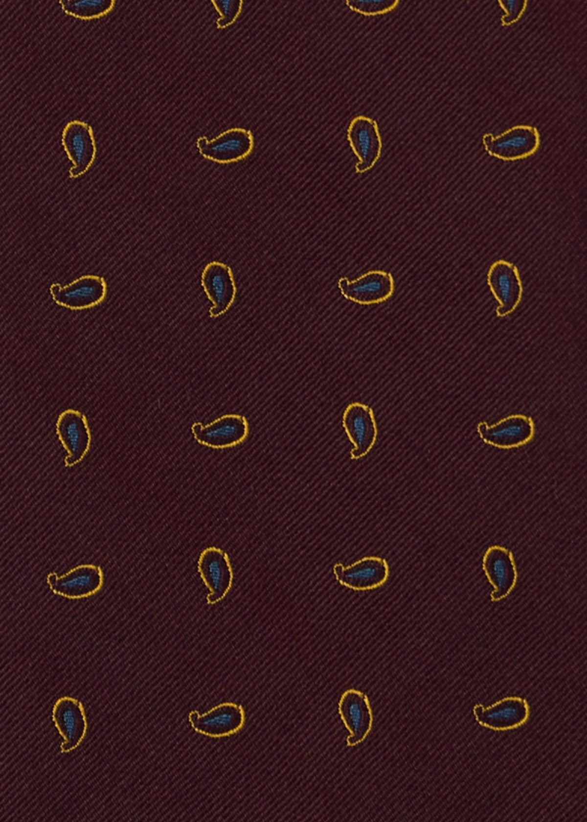 Micro Paisley Silk Tie - Paul Stuart Essential