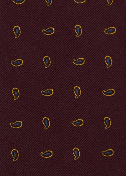 Micro Paisley Silk Tie - Paul Stuart Essential