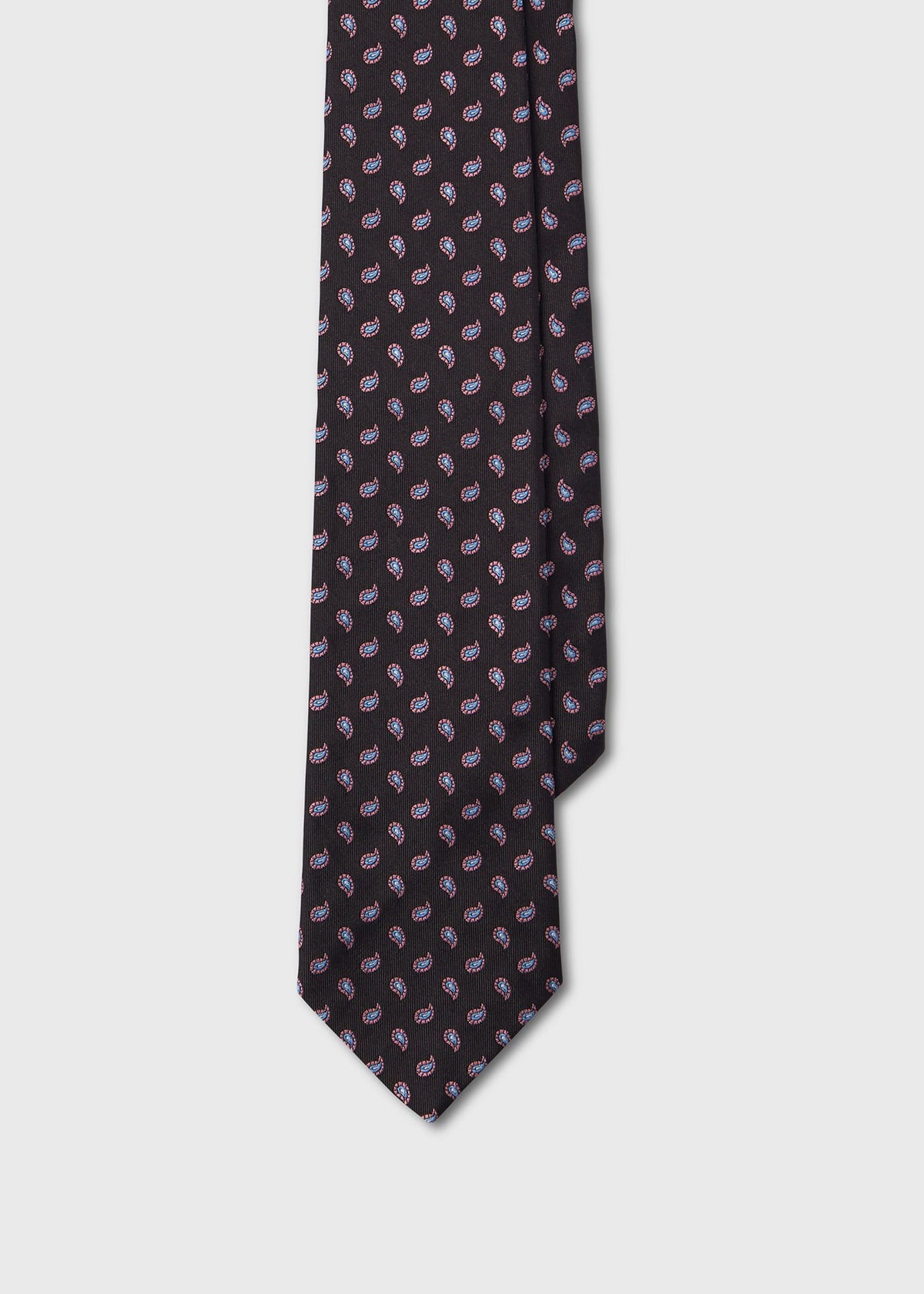 Geometric Paisley Silk Tie - Paul Stuart Popular