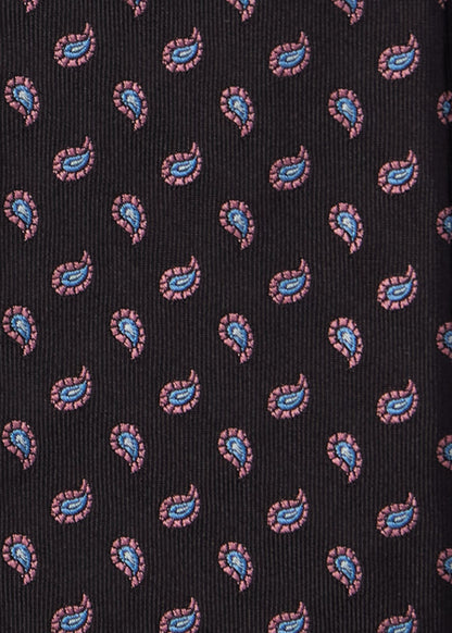 Geometric Paisley Silk Tie - Paul Stuart Popular