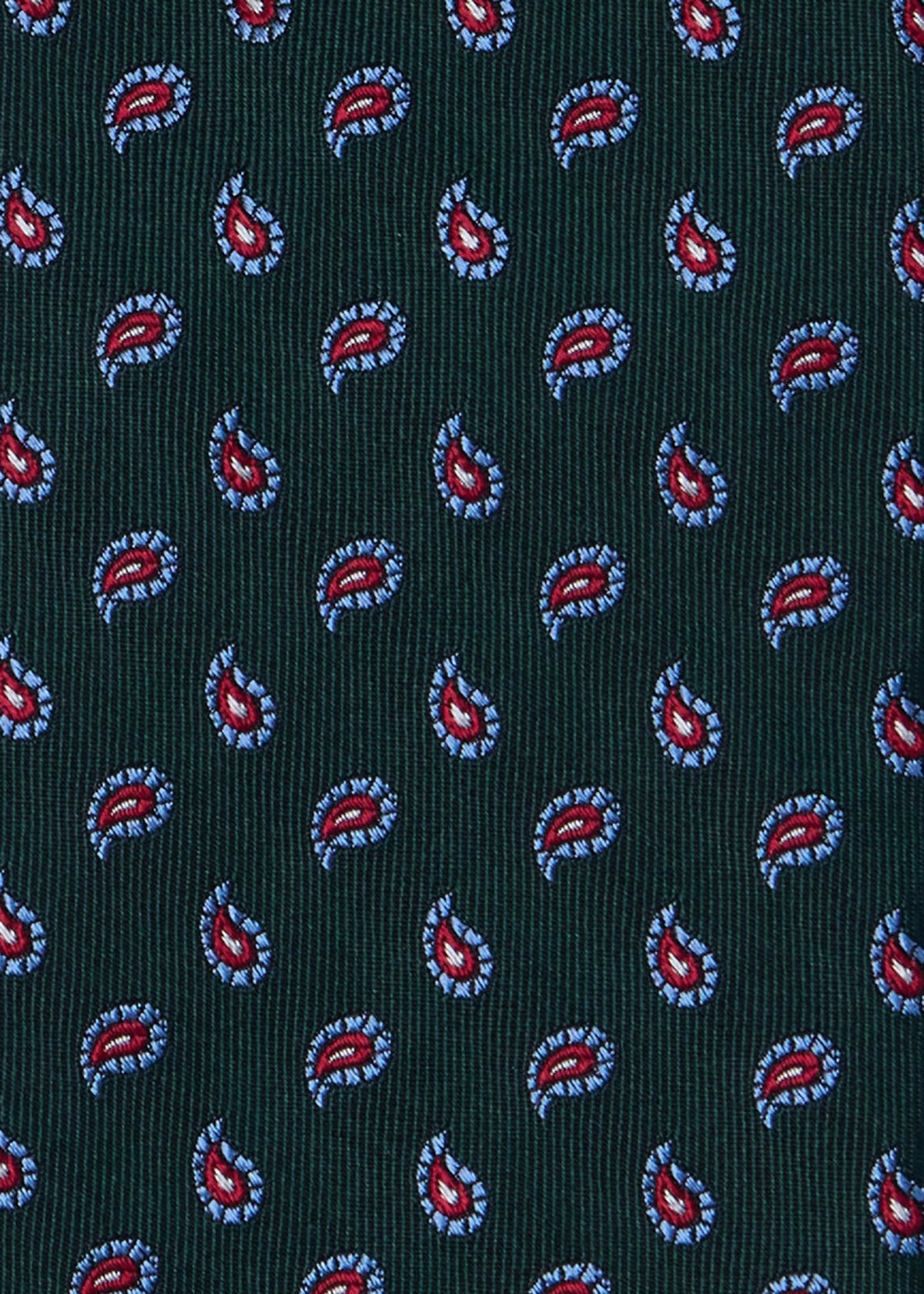 Geometric Paisley Silk Tie - Paul Stuart Quality