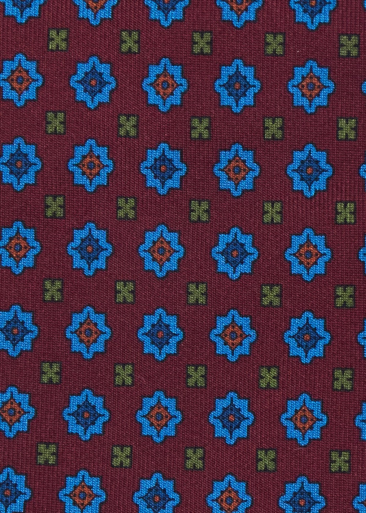 Medallion Madder Silk Tie - Paul Stuart Premium