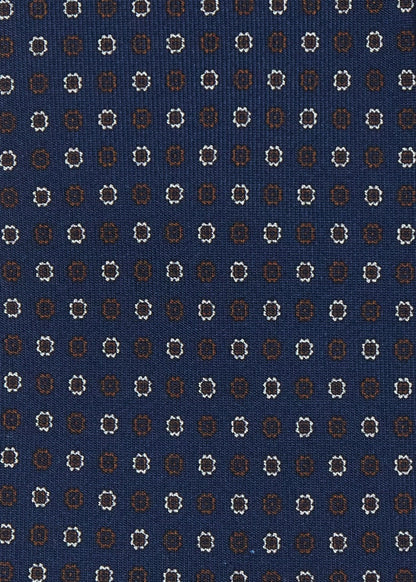 Micro Floral Silk Tie - Paul Stuart Great Value