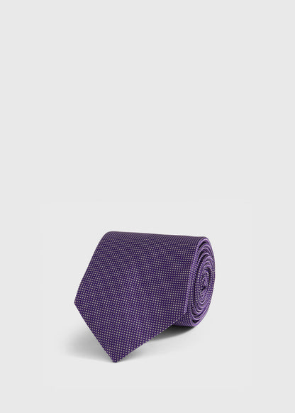 Woven Silk Micro Dot Tie - Paul Stuart Quality