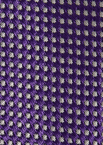 Woven Silk Micro Dot Tie - Paul Stuart Quality