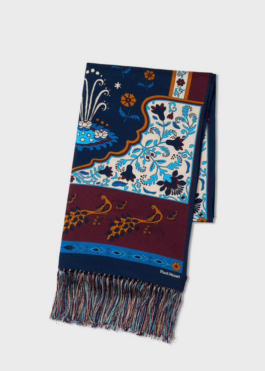 Silk Floral Scarf - Paul Stuart Recommended