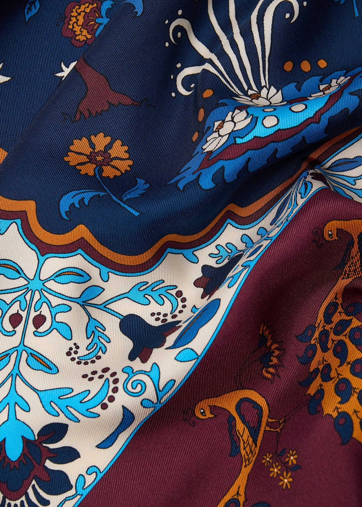 Silk Floral Scarf - Paul Stuart Recommended