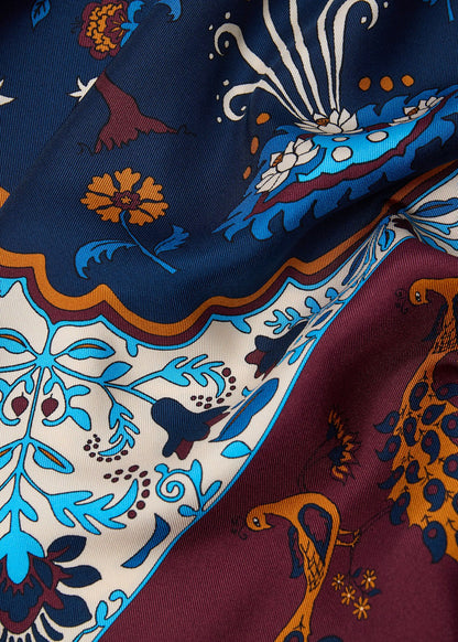 Silk Floral Scarf - Paul Stuart Recommended