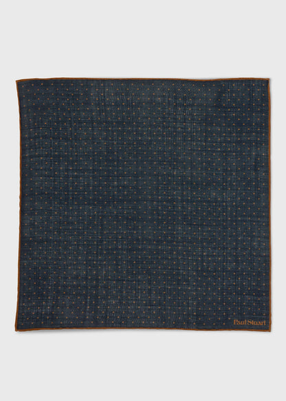 Pindot Wool Pocket Square - Paul Stuart Trusted
