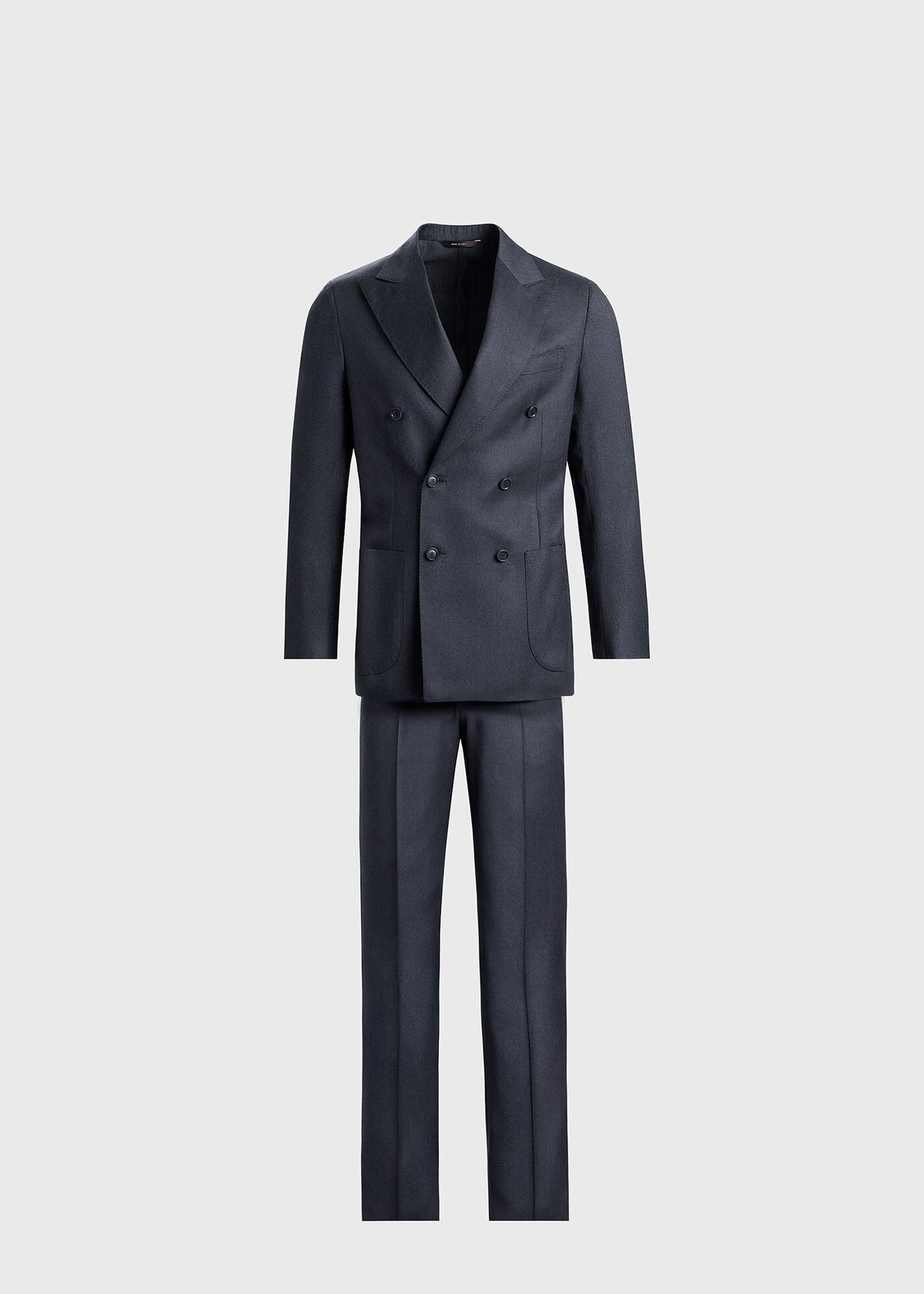 All Year Wool Double Breasted Suit - Paul Stuart Top Pick