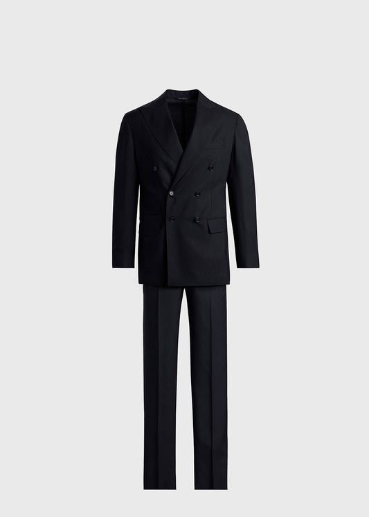 All Year Wool Double Breasted Suit - Paul Stuart Exclusive