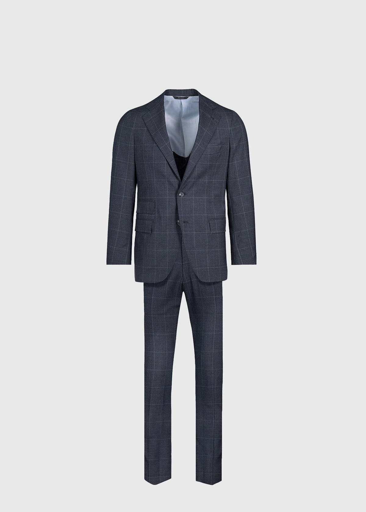 All Year Wool Windowpane Suit - Paul Stuart Deals