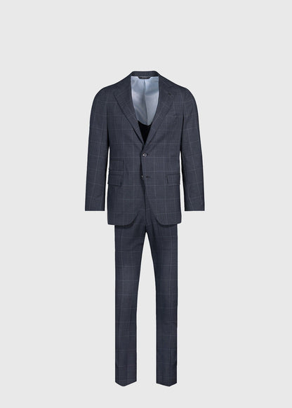 All Year Wool Windowpane Suit - Paul Stuart Deals