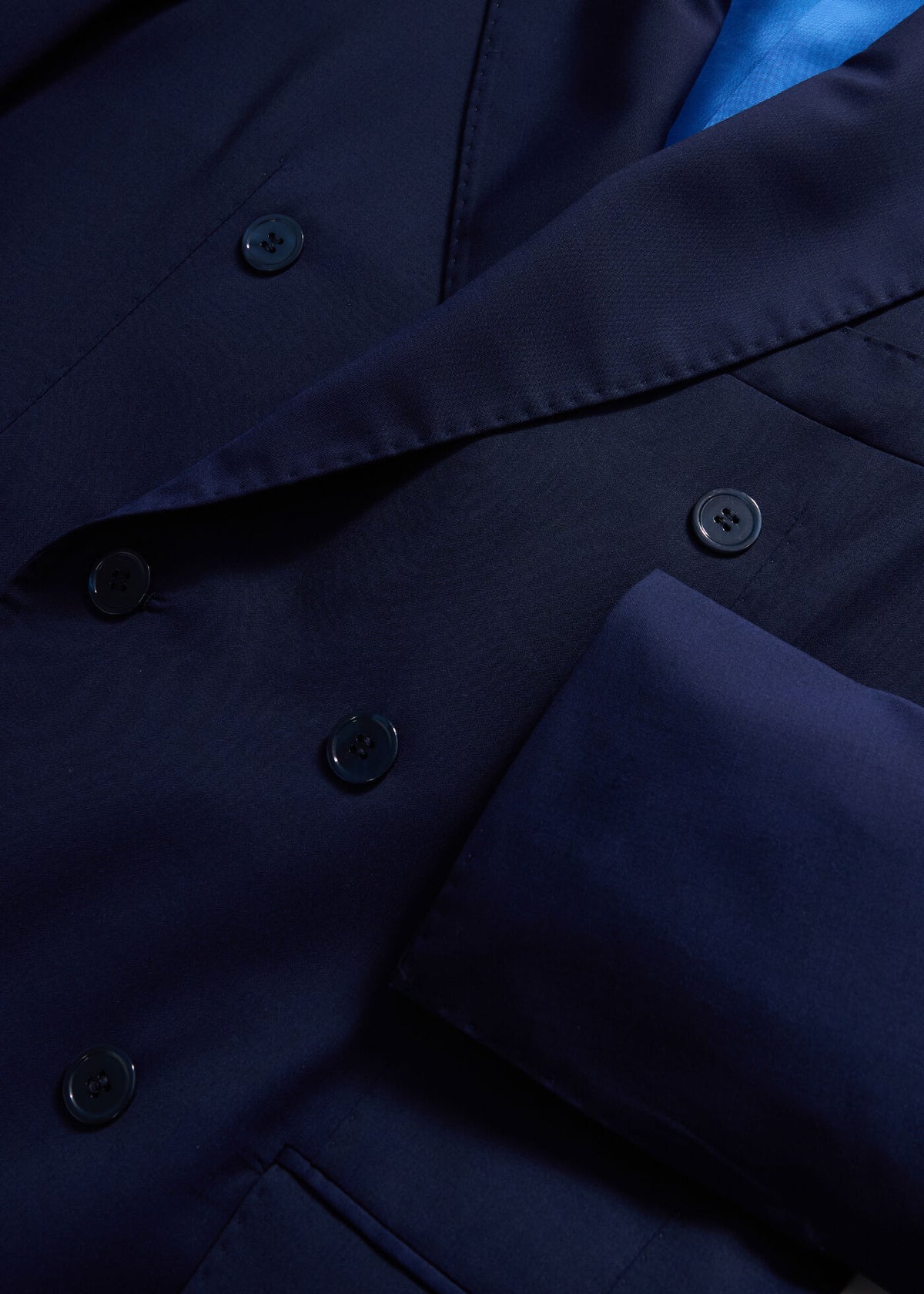 Super 130s Wool Double Breasted Suit - Paul Stuart Smart Buy