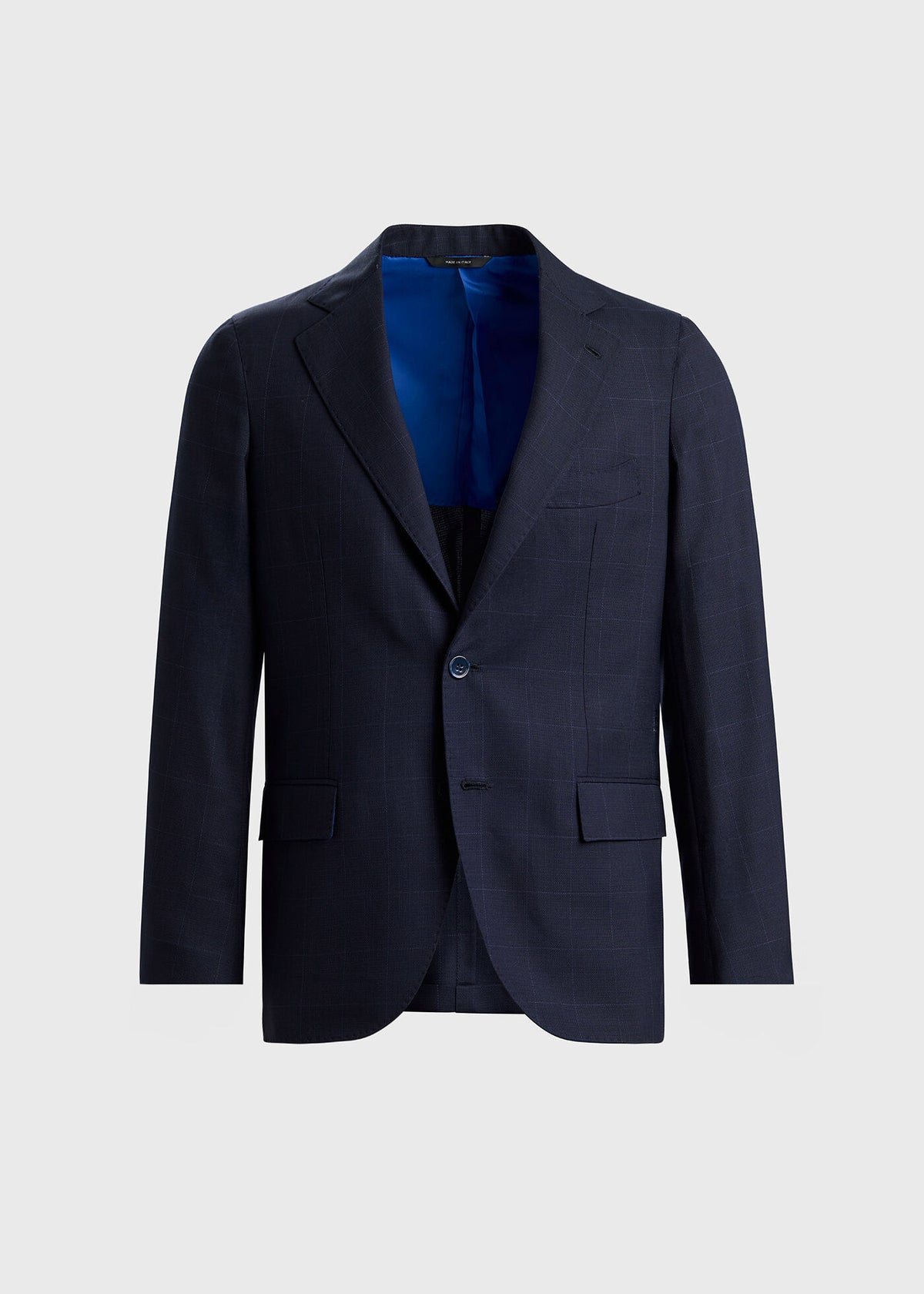 Wool Windowpane Suit - Paul Stuart Quality