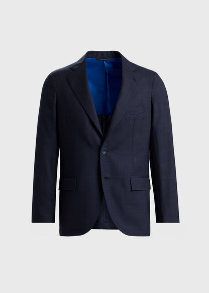 Wool Windowpane Suit - Paul Stuart Quality