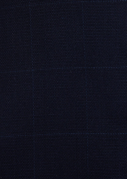 Wool Windowpane Suit - Paul Stuart Quality