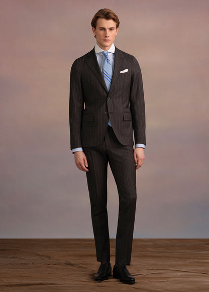 All Year Wool Stripe Suit - Paul Stuart Trusted
