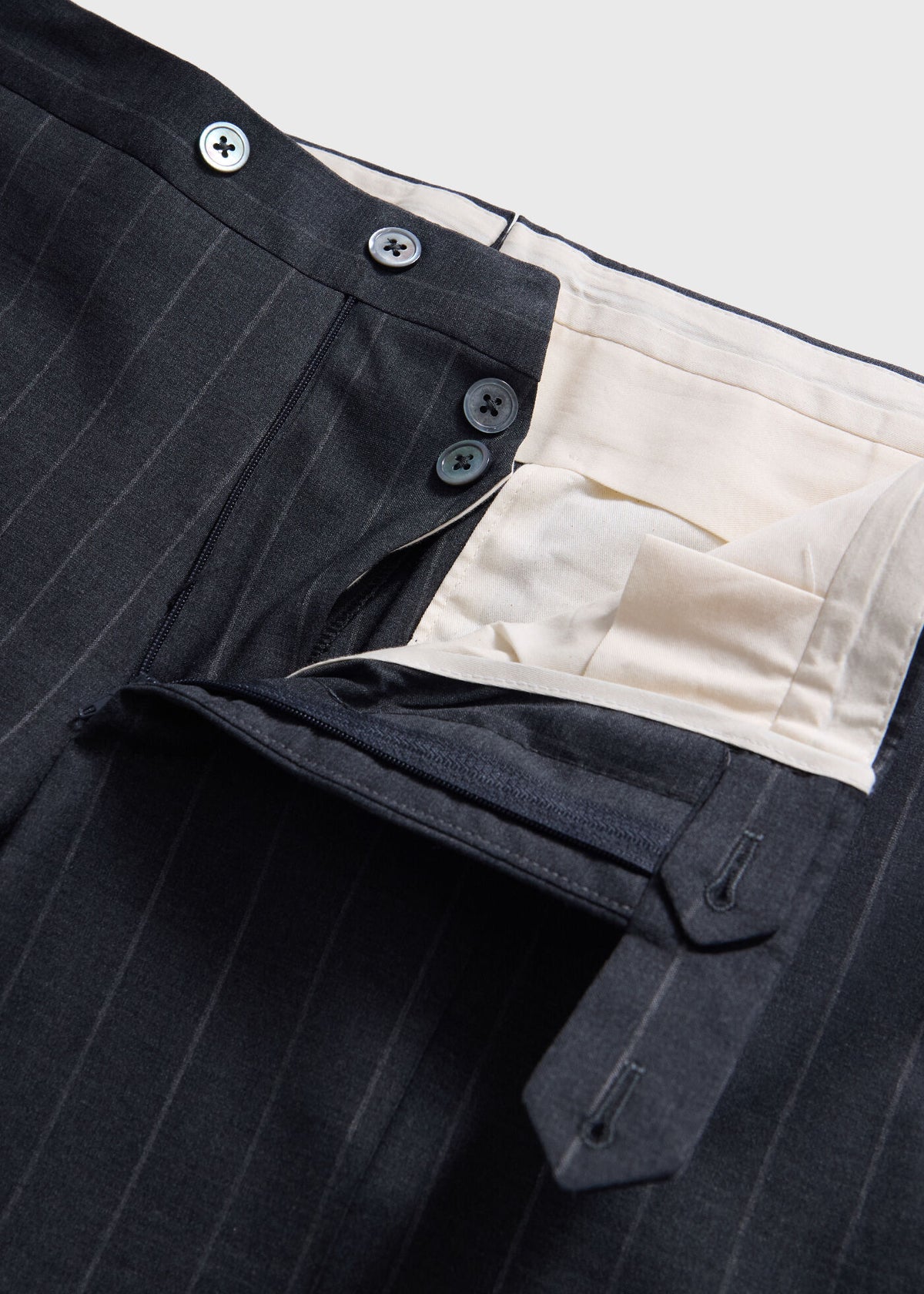 All Year Wool Stripe Suit - Paul Stuart Trusted