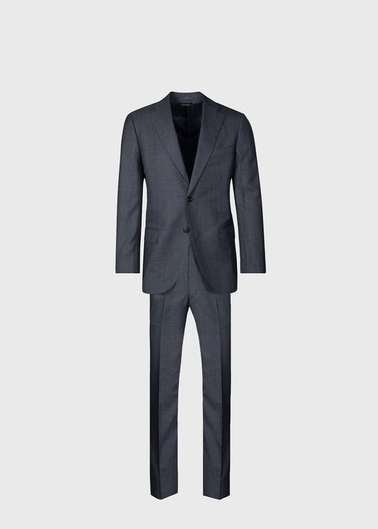 Grey Super 110s Wool Suit - Paul Stuart Discount
